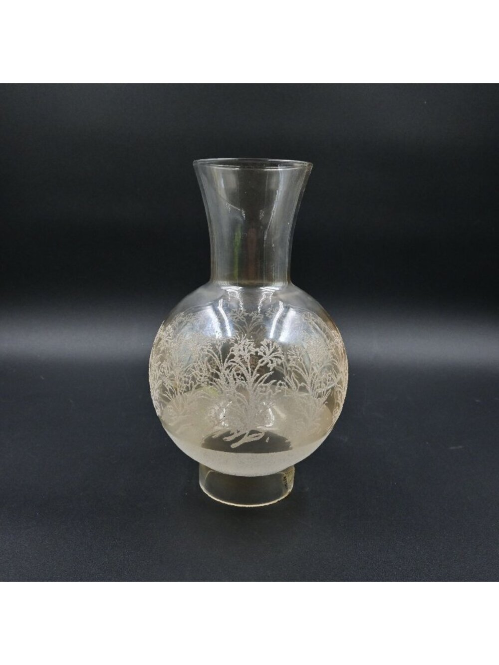 Murano Vetrarti Hurricane Lamp Shade Candle Chimney Blown Italian Glass